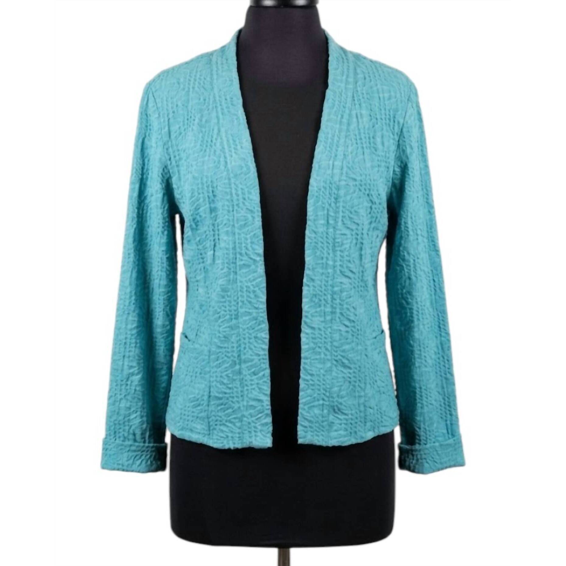 New Habitat Women's Long Sleeve Cardigan In Dew Drop